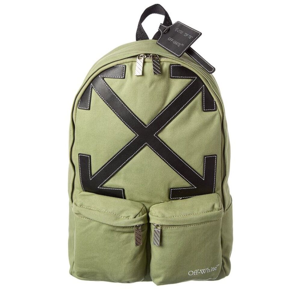 Off-White™ Dome Double Pocket Backpack, Green